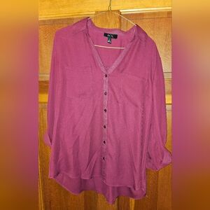 Womens Button Down Blouse